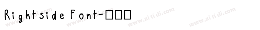 Rightside Font字体转换